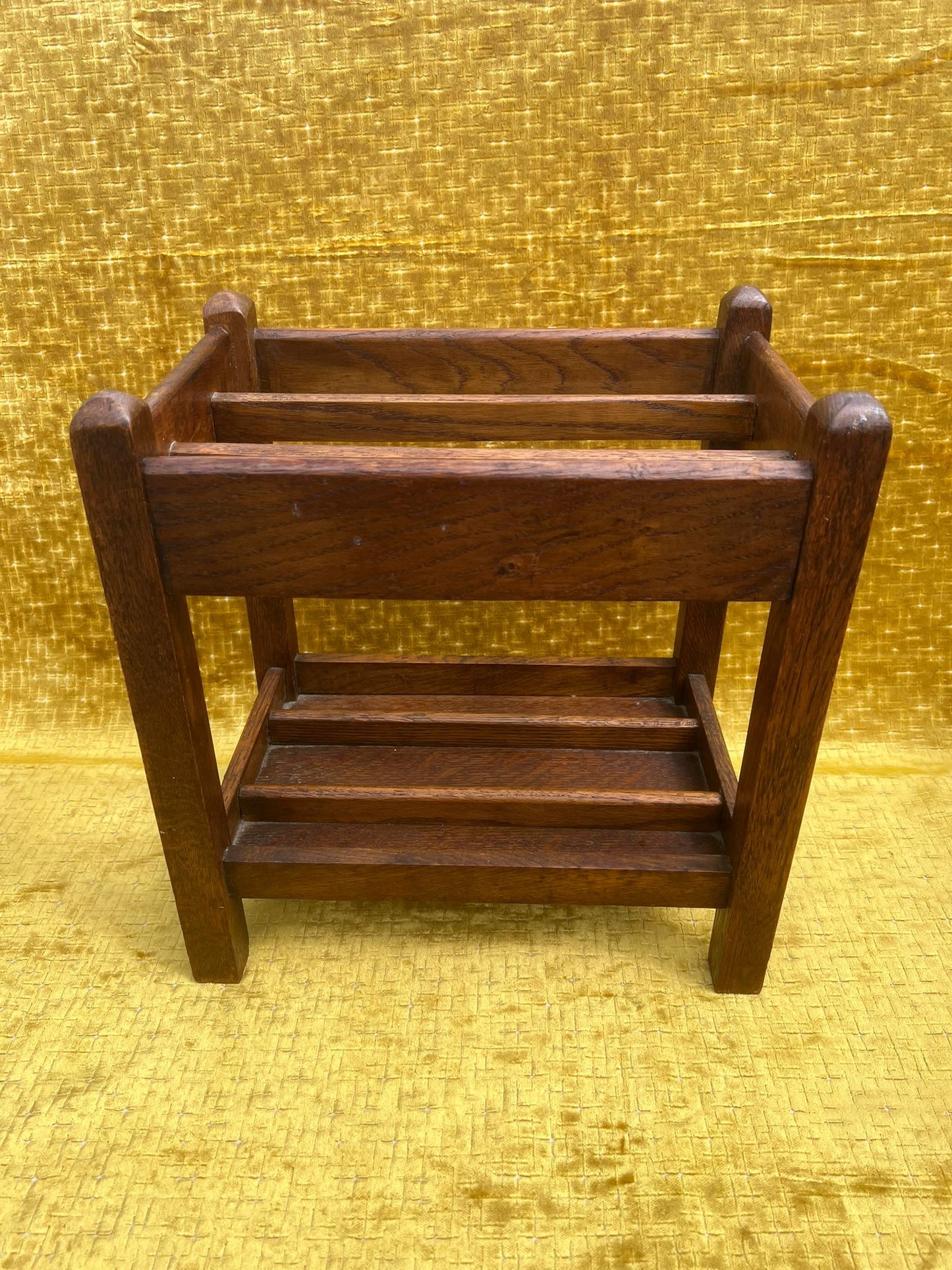 Antique Oak Umbrella Stand