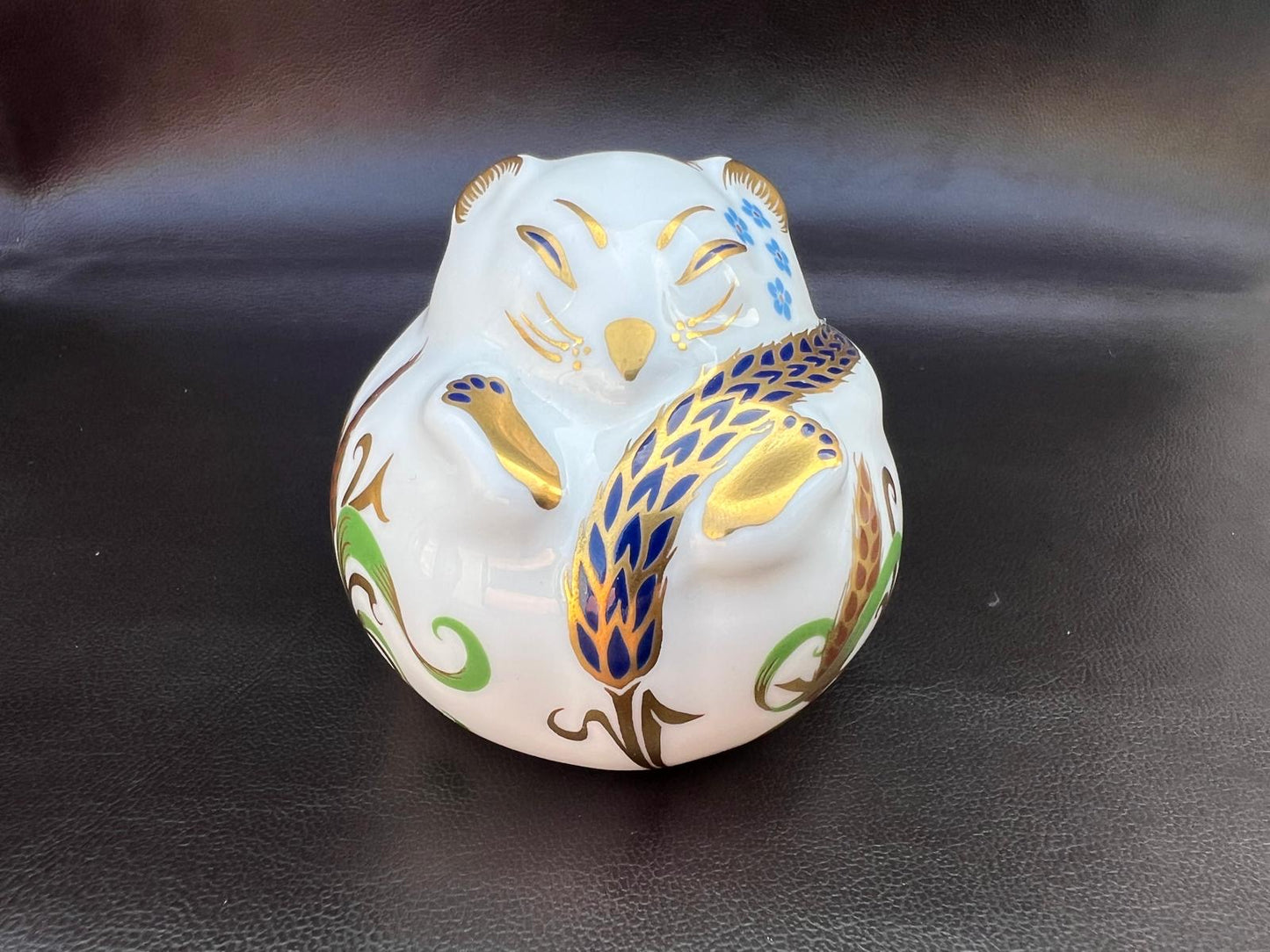 Royal Crown Derby Sleeping Door Mouse