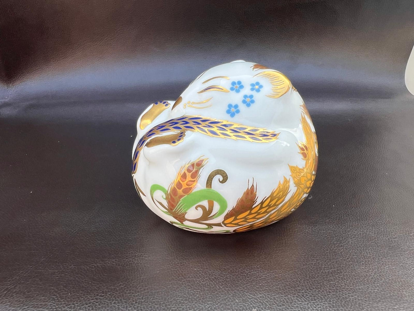 Royal Crown Derby Sleeping Door Mouse