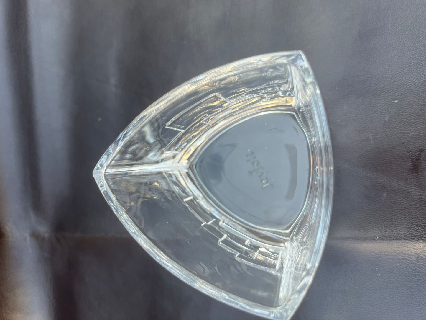 Joyjolt Revere Scotch Whiskey Glasses Crystal Geometric Design Set of 2