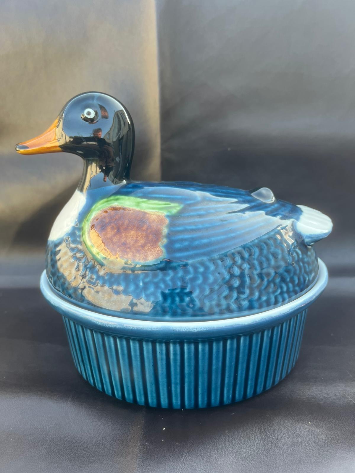 Vintage Reducta London Large Ceramic Duck Egg Holder