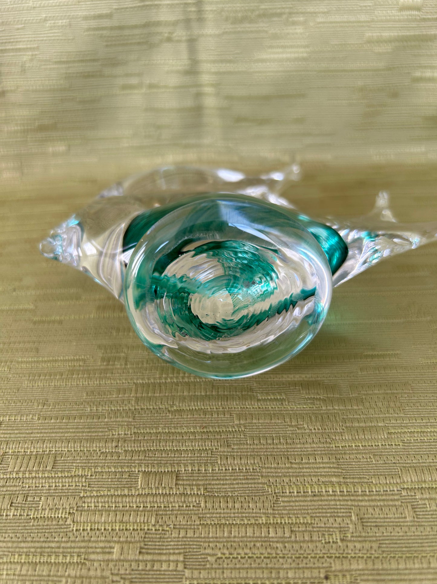 Vintage Murano Ocean Colour Glass Fish Sculpture