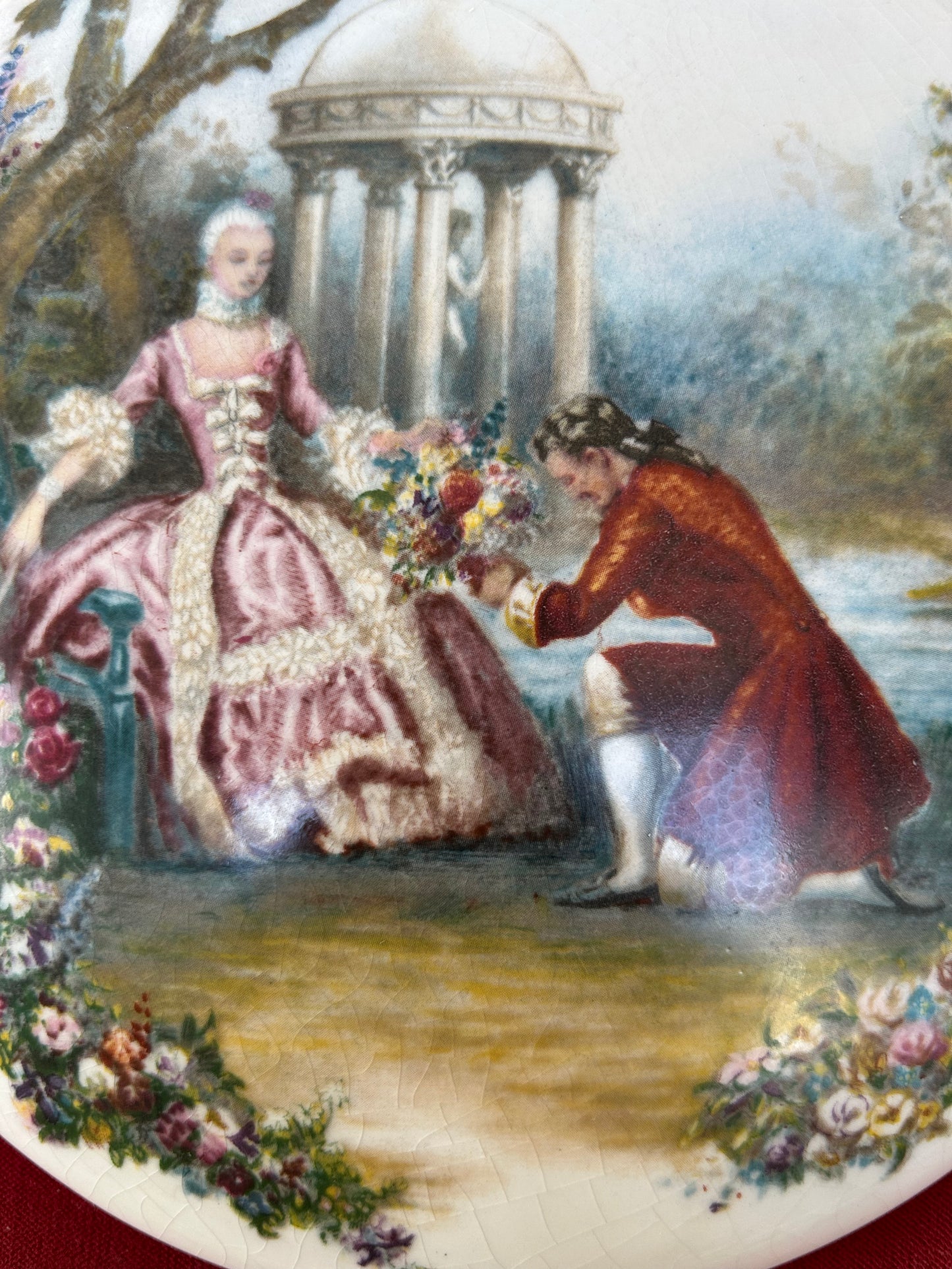 Staffordshire Fine Ceramics Miniature Picture Noel Syers