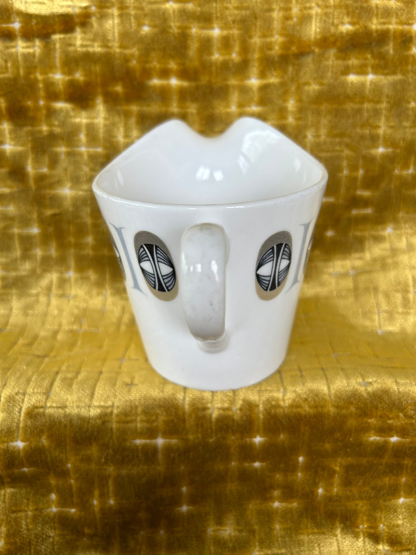 Rare Retro Colclough Milk Jug and Sugar Bowl Ridgway Potteries