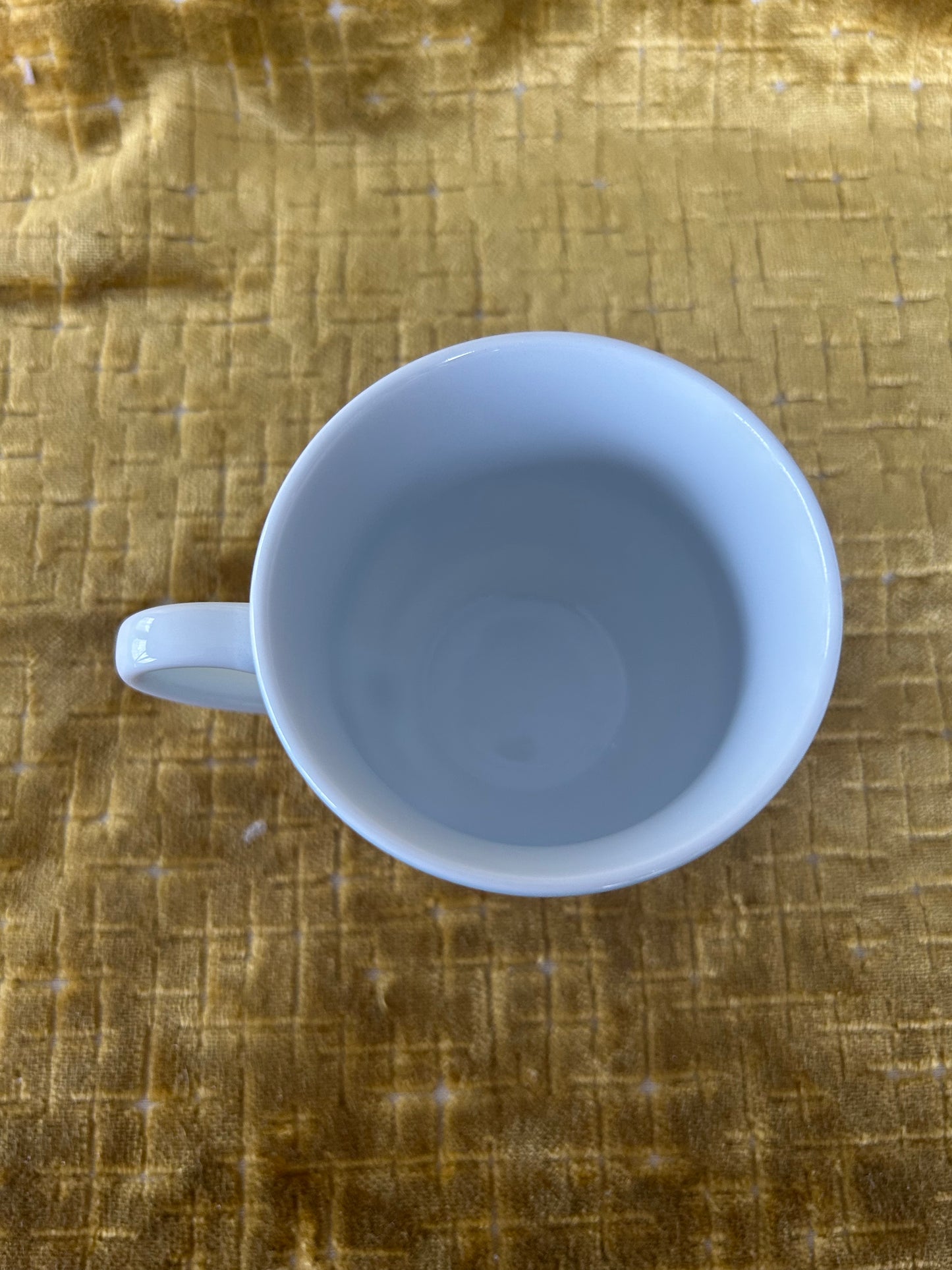 Rare Pair Of Finecasas Coffee Cups and Saucers in a Golf Design