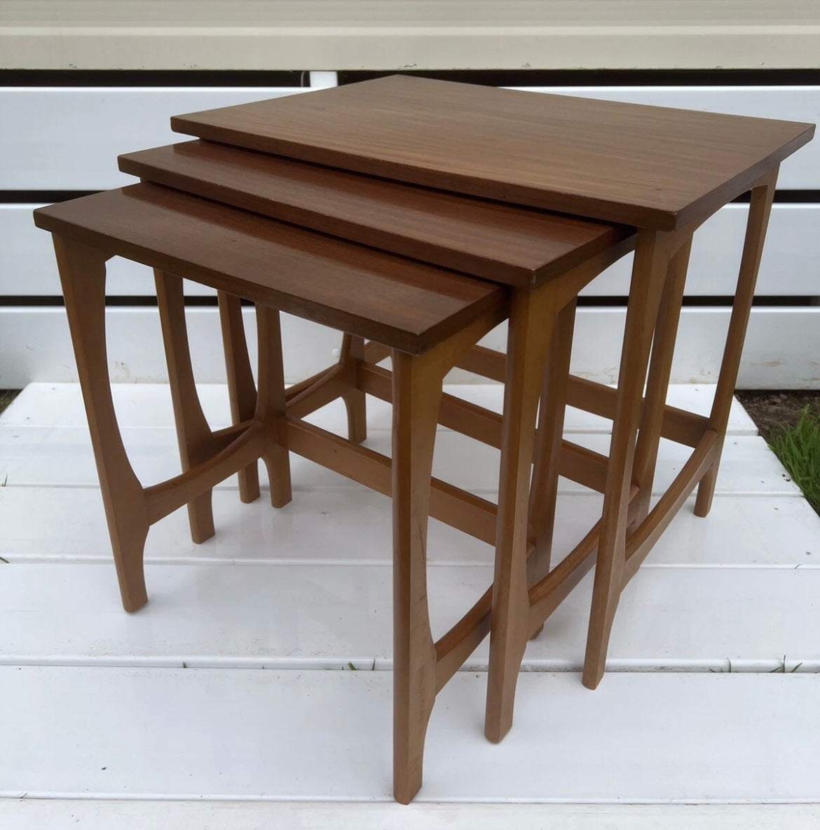 Vintage Midcentury Teak Nest of Tables