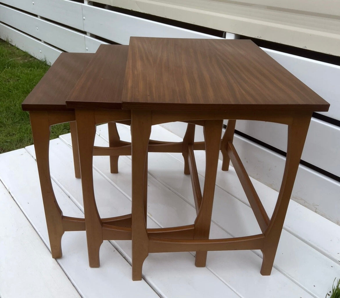Vintage Midcentury Teak Nest of Tables