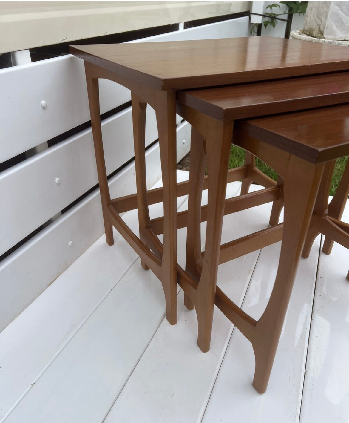 Vintage Midcentury Teak Nest of Tables