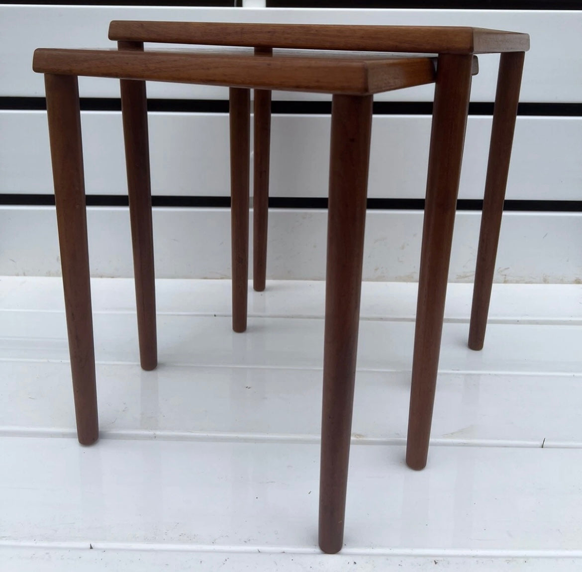 Mid-Century Teak Nest of Tables Scandi Style