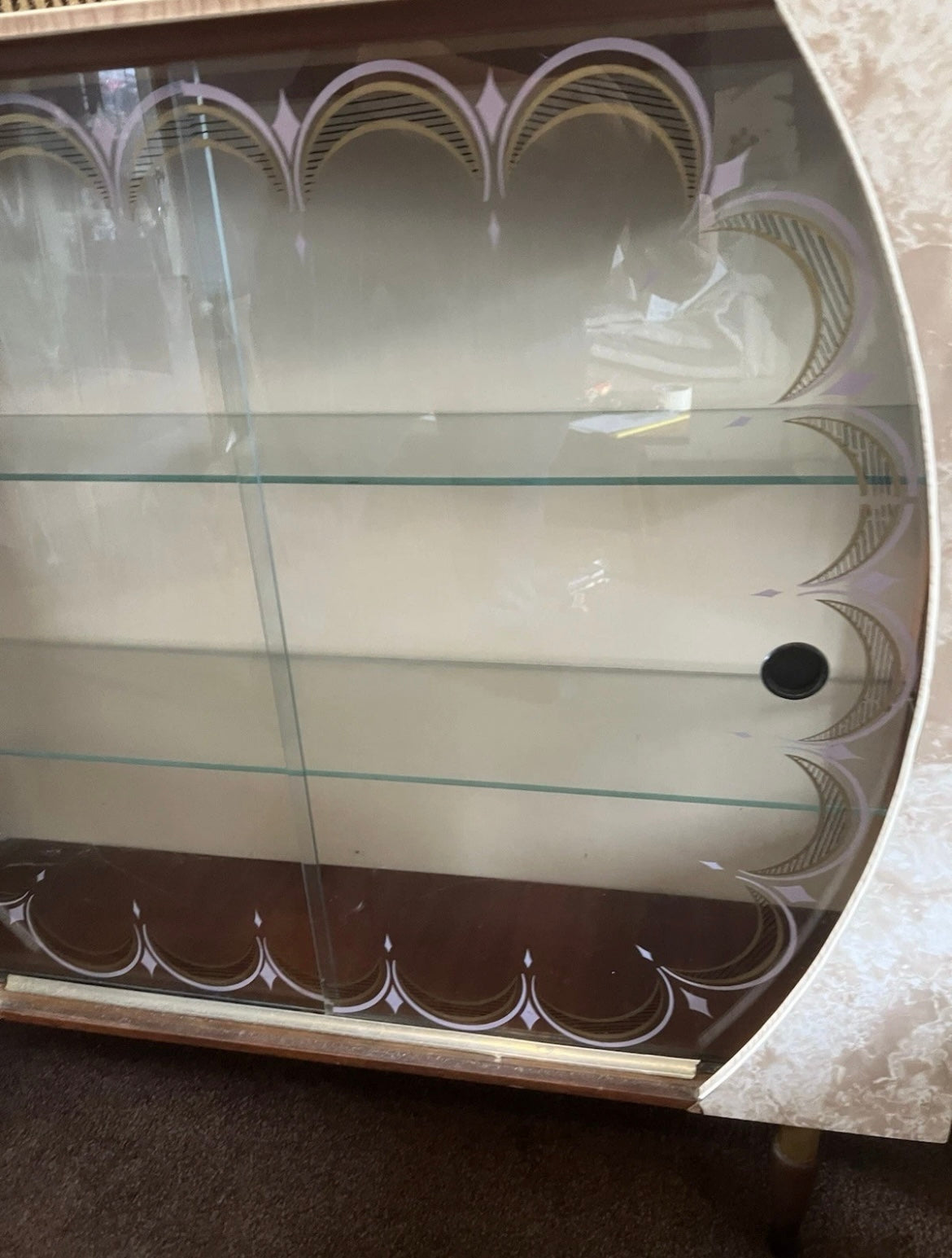 Vintage Retro Art Deco Cocktail / Drinks Cabinet