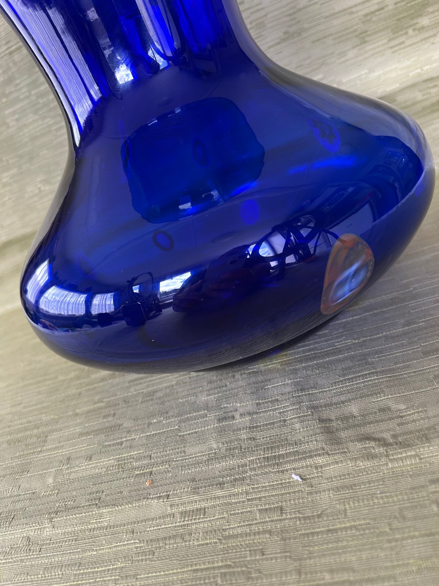 Rare stunning Blue Murano Millefiori Glass Vase