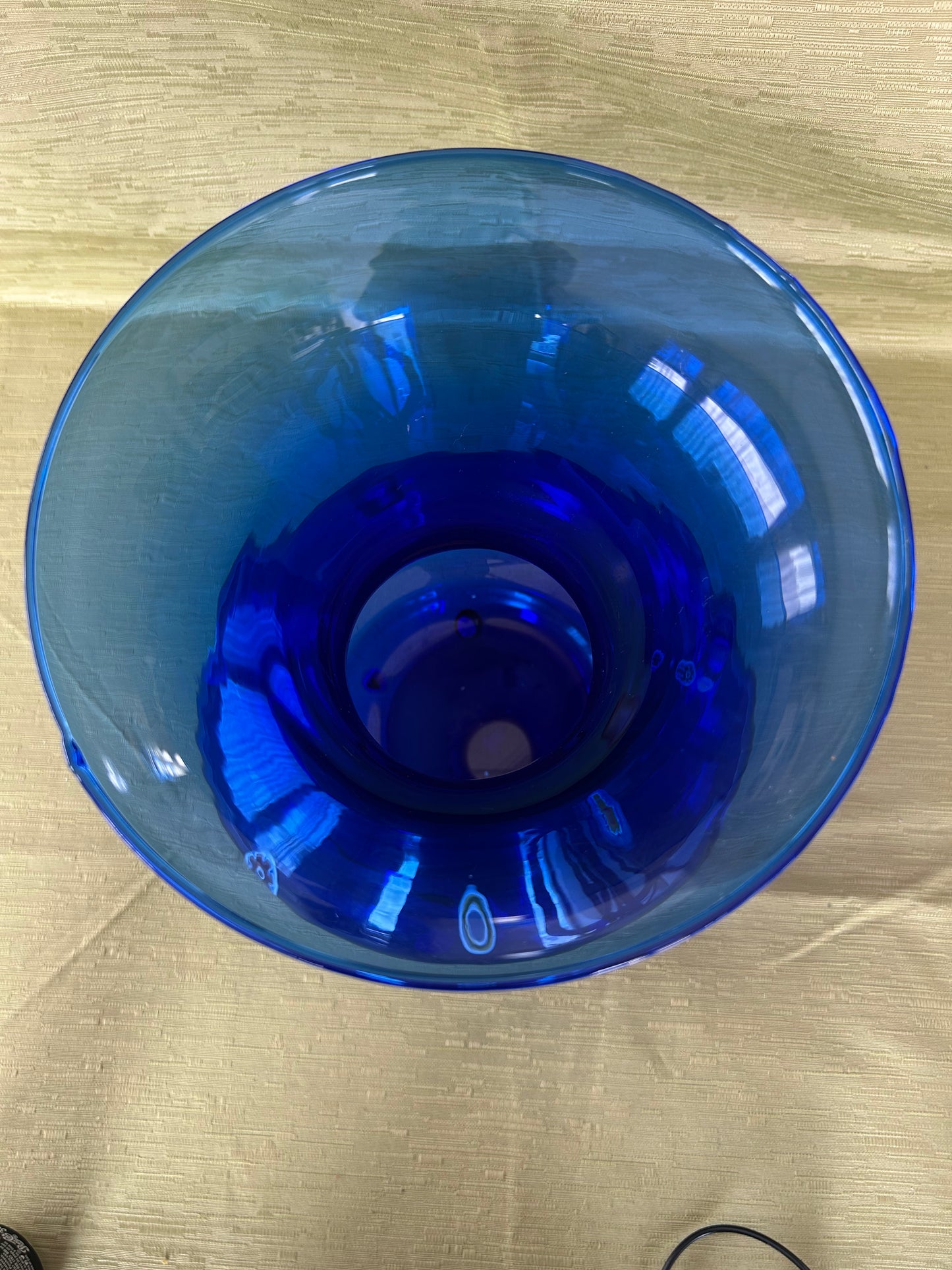 Rare stunning Blue Murano Millefiori Glass Vase