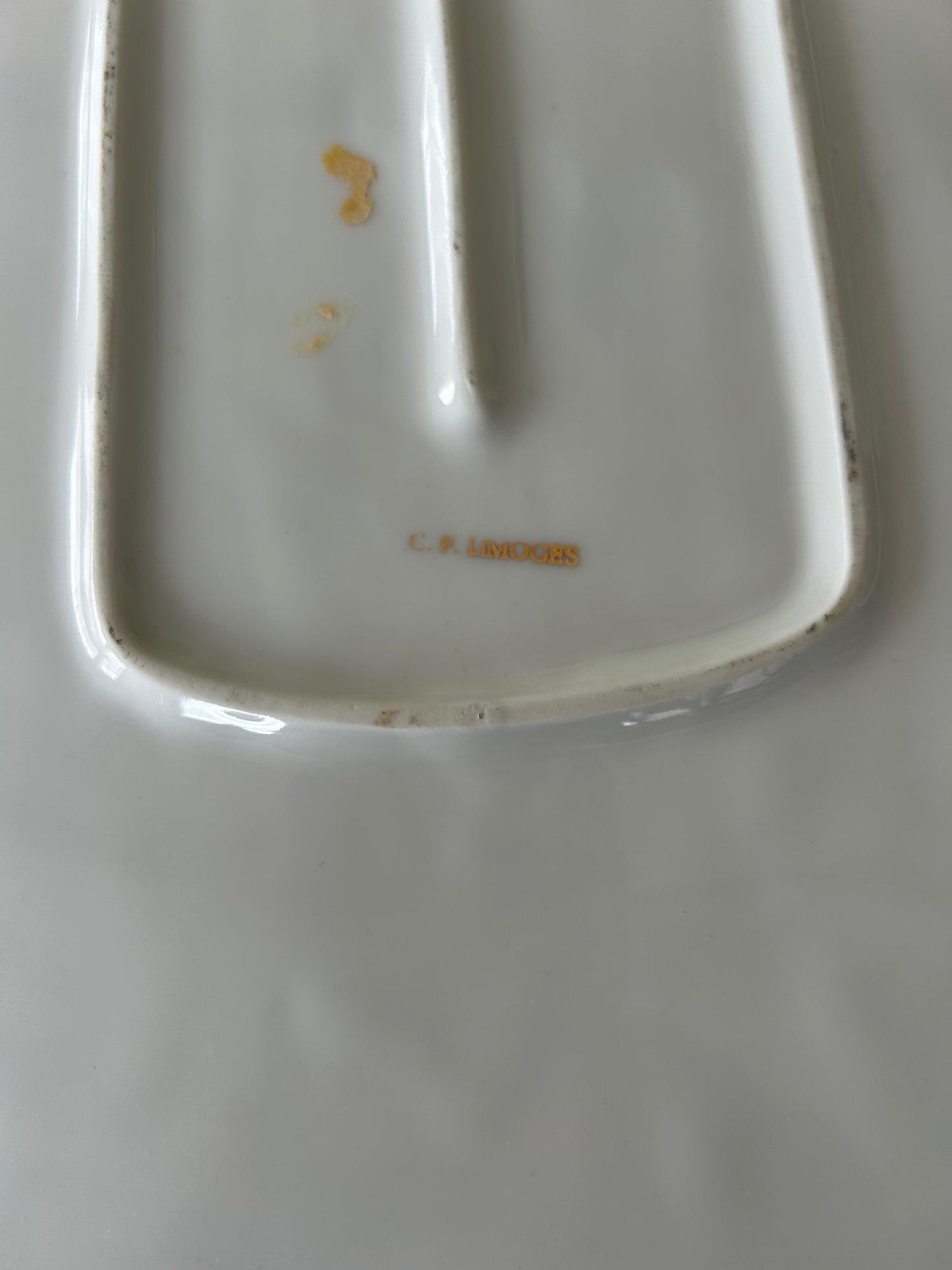 Rare C P Limoges Hunting Scene serving platter / tray