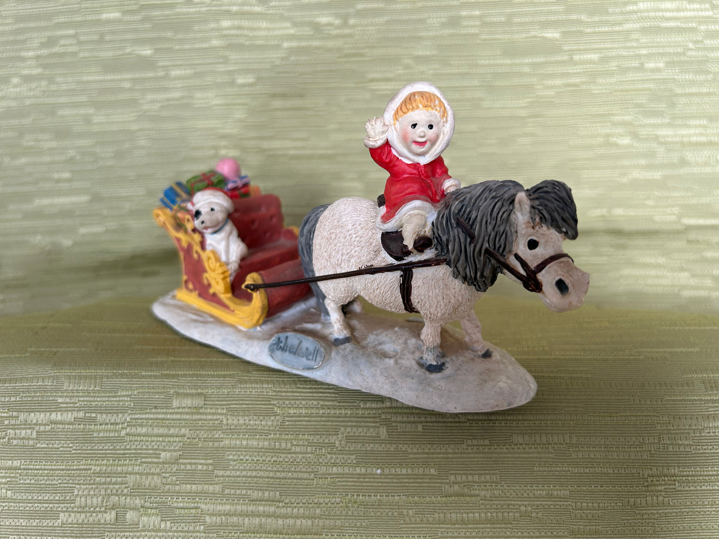 Thelwell Christmas Cargo Figurine 1998 by Norman Thelwell