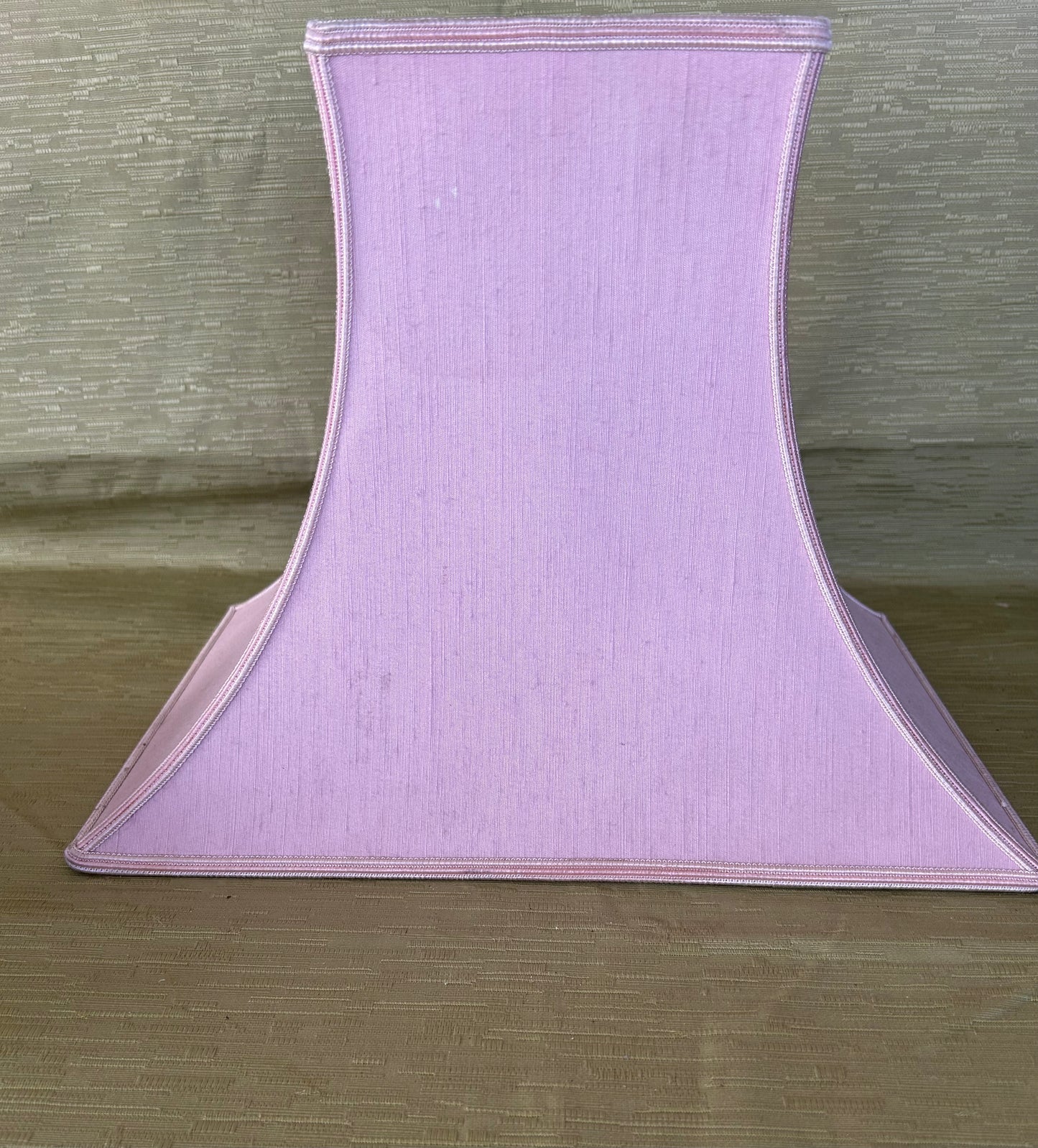 Retro Pink Lampshade 2 Curved / 2 Straight Sides