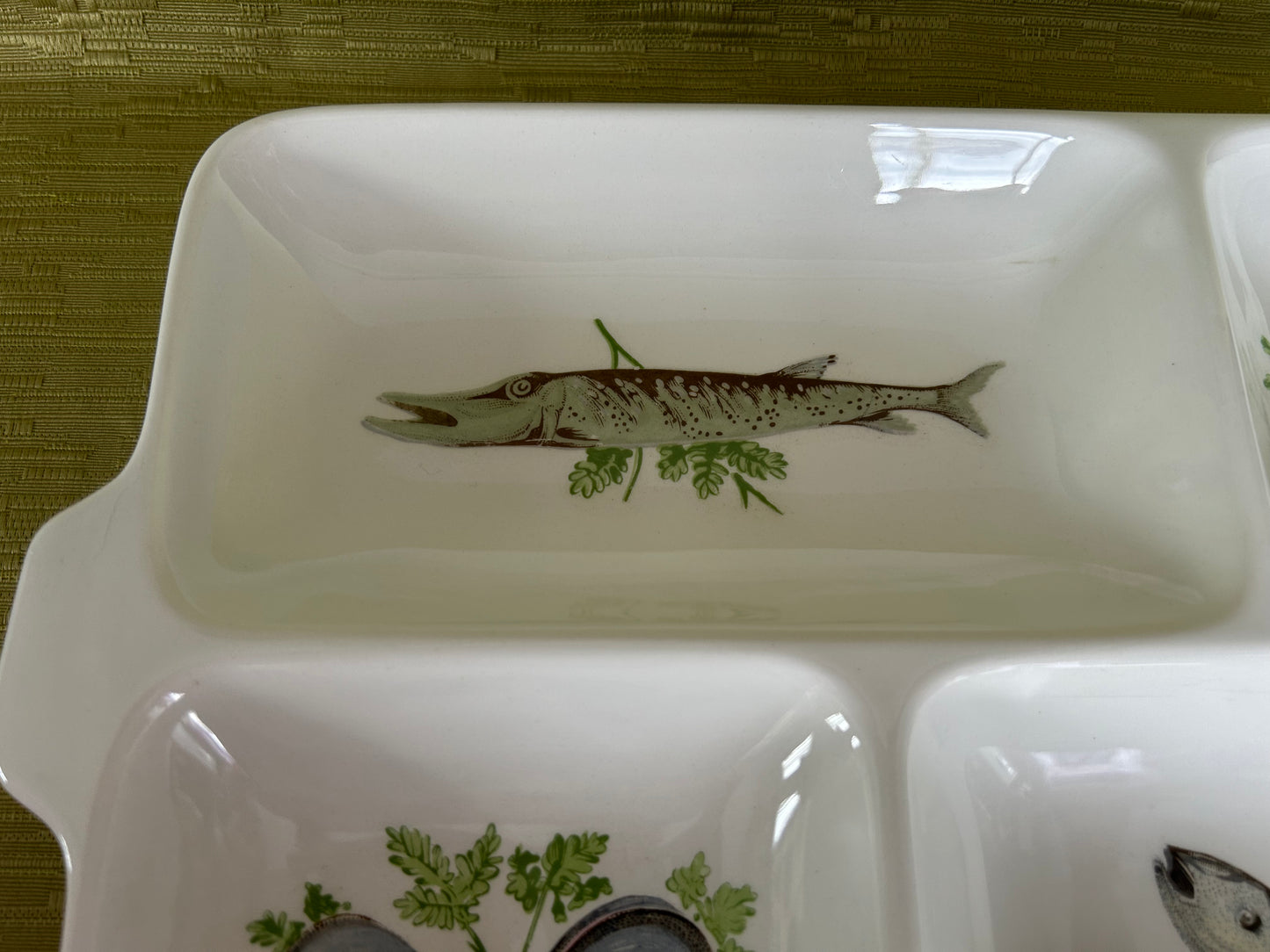 Vintage Pontesa Espana Seafood Platter In Excellent Condition Made In Spain