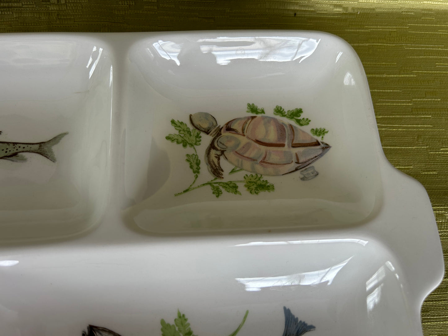 Vintage Pontesa Espana Seafood Platter In Excellent Condition Made In Spain