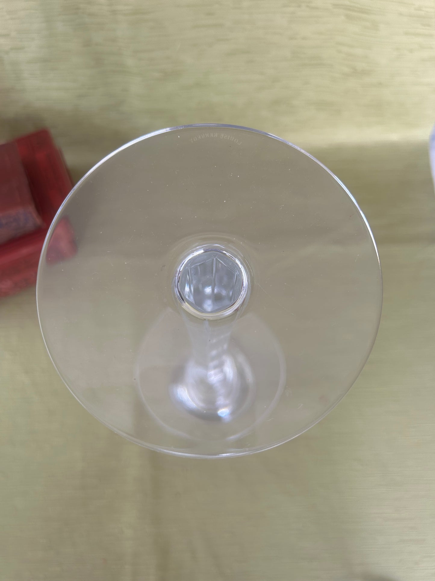 Stunning Louise Kennedy Pair of Large Crystal Candlesticks