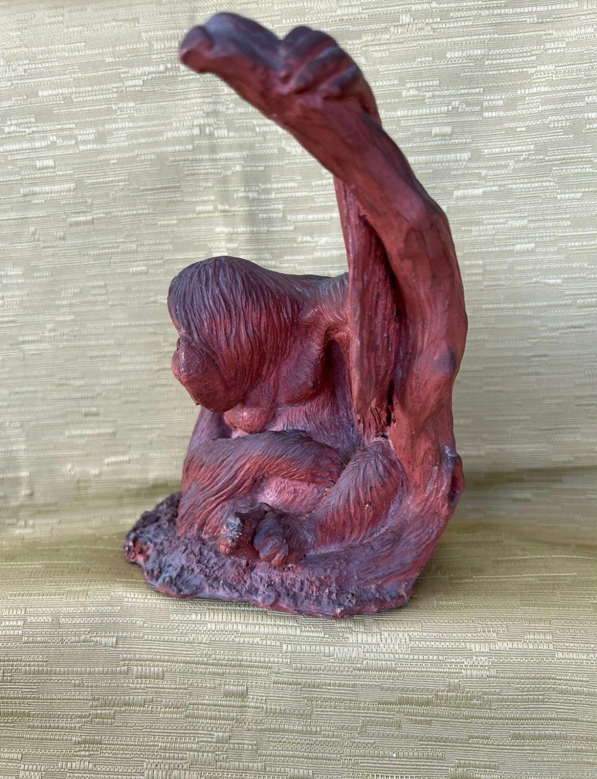 Bronze Vintage North Light Orangutan Signed John Stanbridge