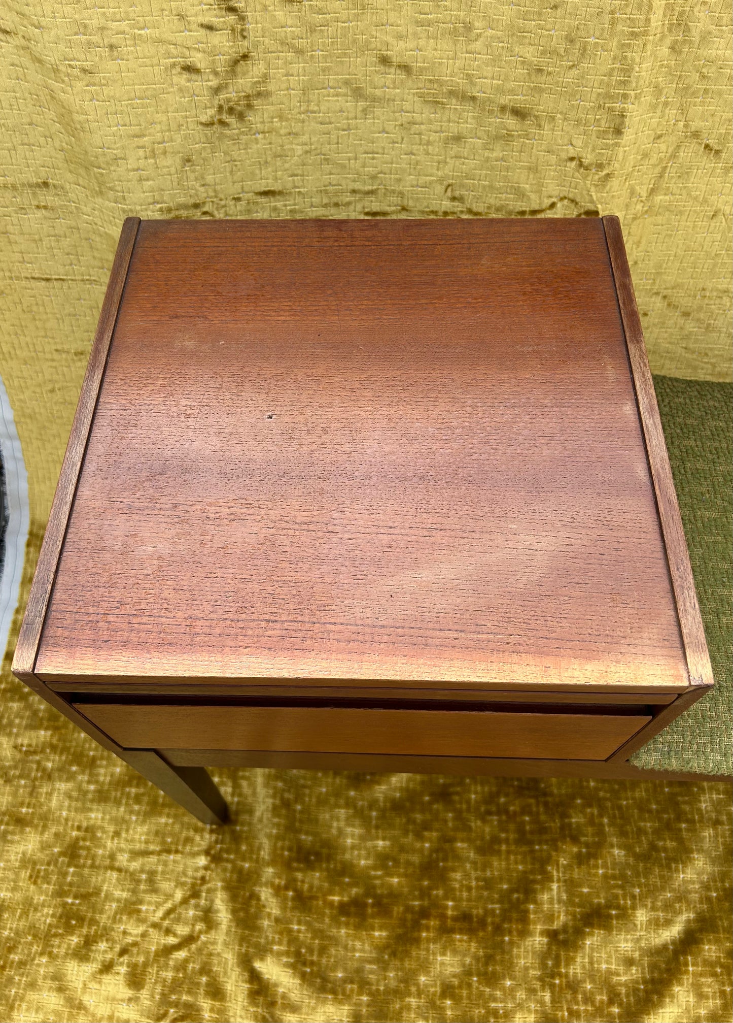 Chippy Heath telephone table & seat 1960s/1970s With Pull Out Directory