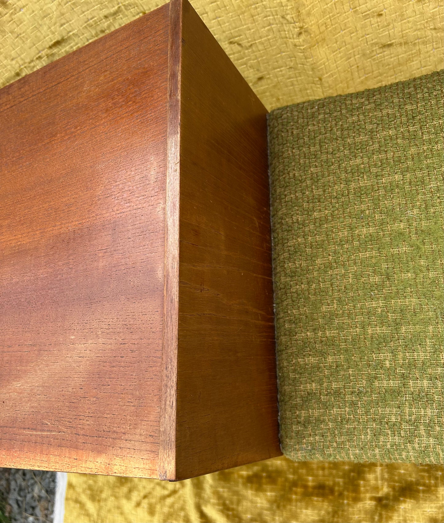 Chippy Heath telephone table & seat 1960s/1970s With Pull Out Directory