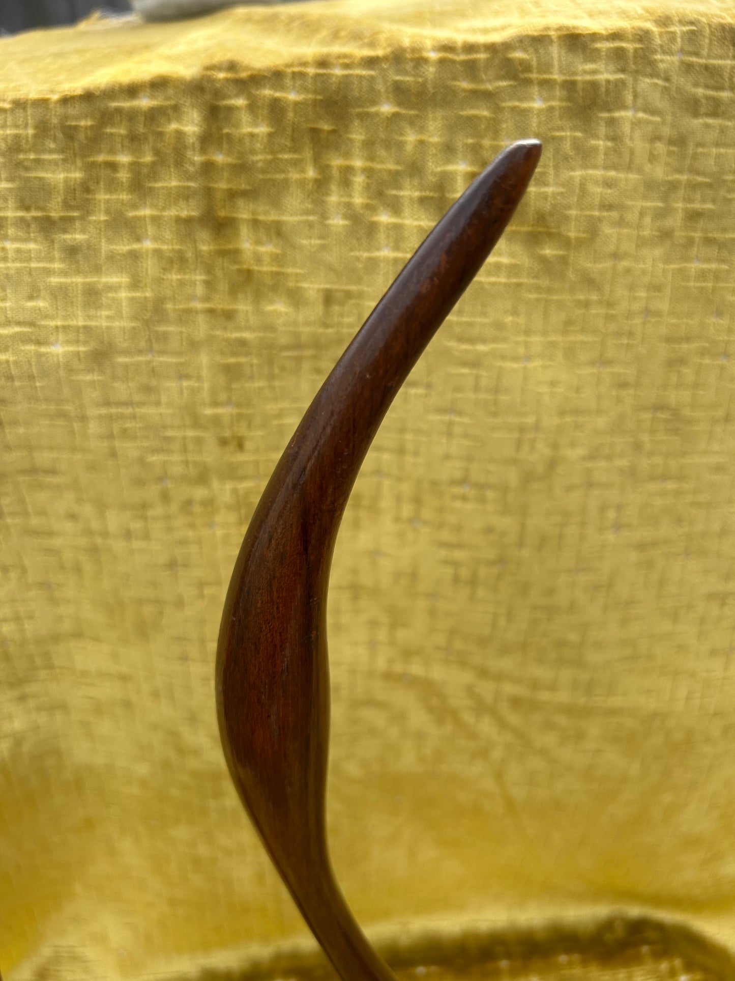 Vintage Retro Danish Teak Abstract Design Stalk Herons Birds Mid Century 1960s
