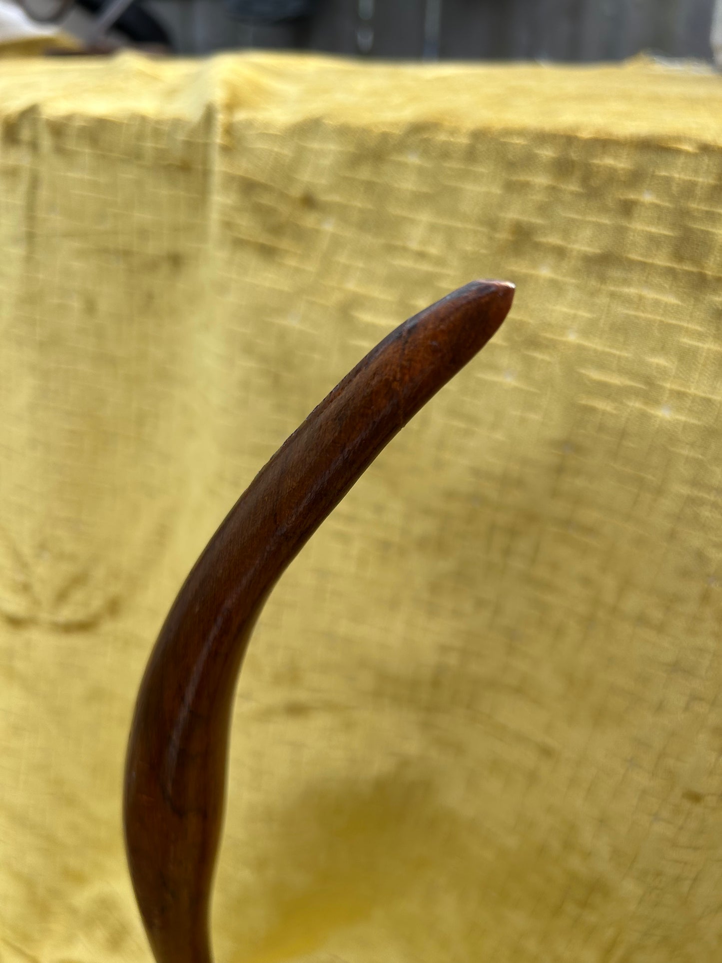 Vintage Retro Danish Teak Abstract Design Stalk Herons Birds Mid Century 1960s