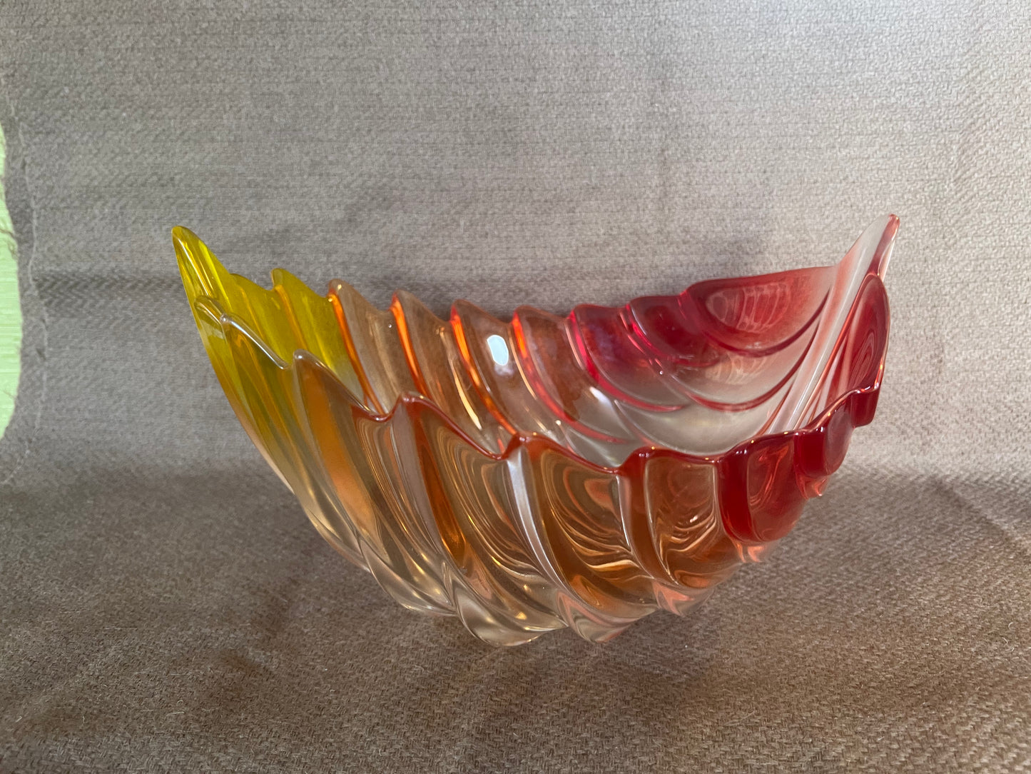 Walther Glass Barca Fall Leaf German Bowl