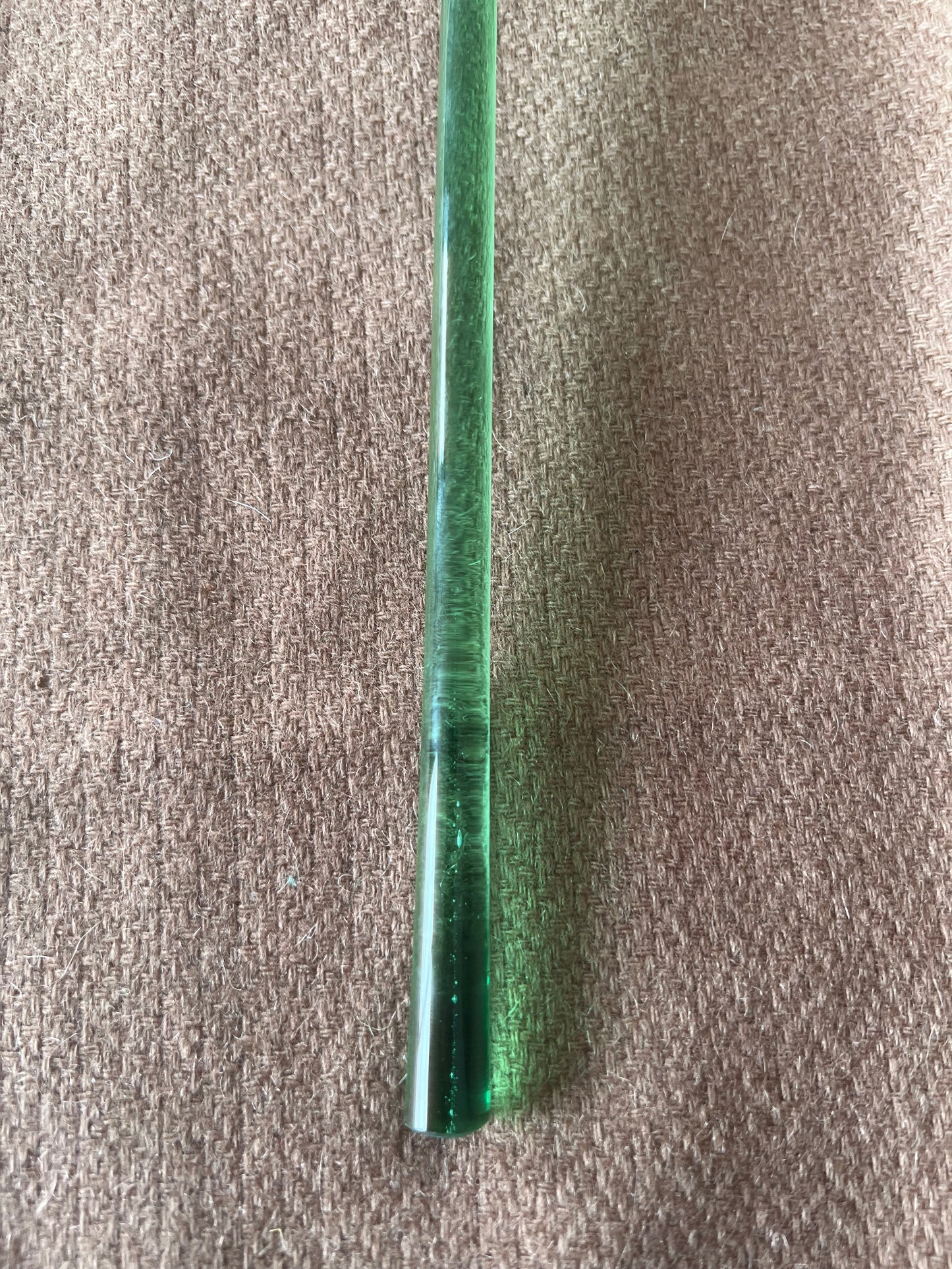 Large Murano Style Glass White Flower