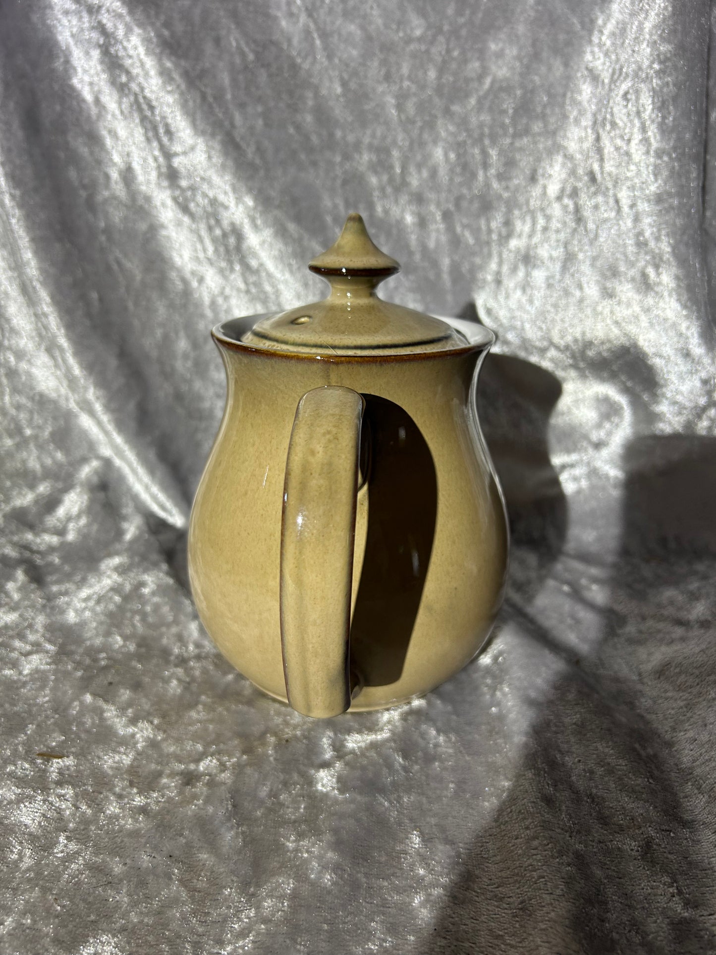Denby Viceroy Tea Pot with Lid Brown Beige