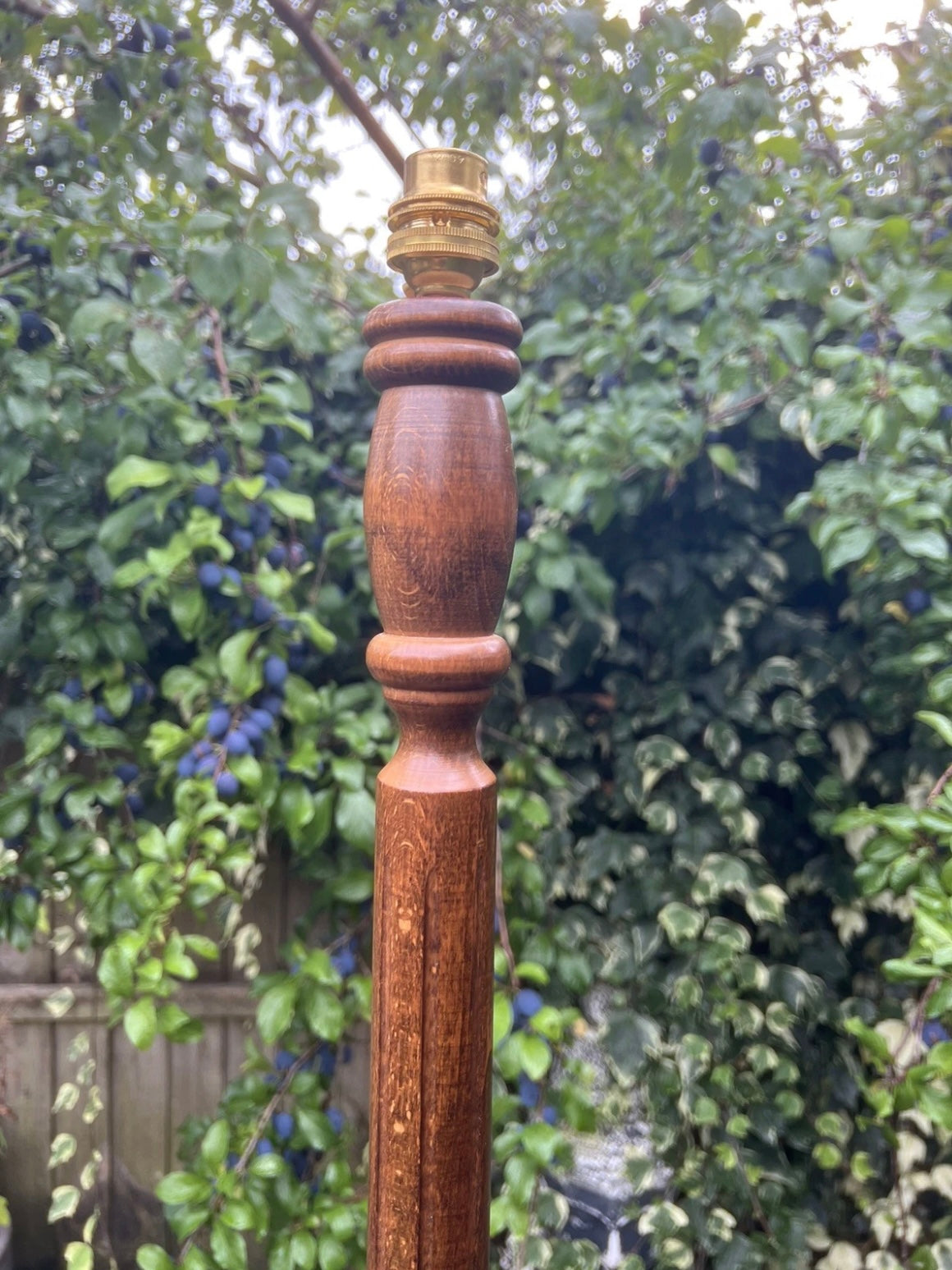 Stunning Vintage Oak Standard Lamp