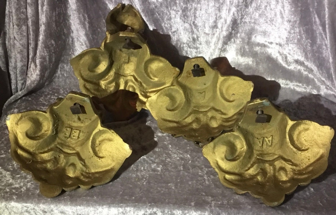 Vintage Cast Iron Ball & Claw Feet for Roll Top Bath Tub