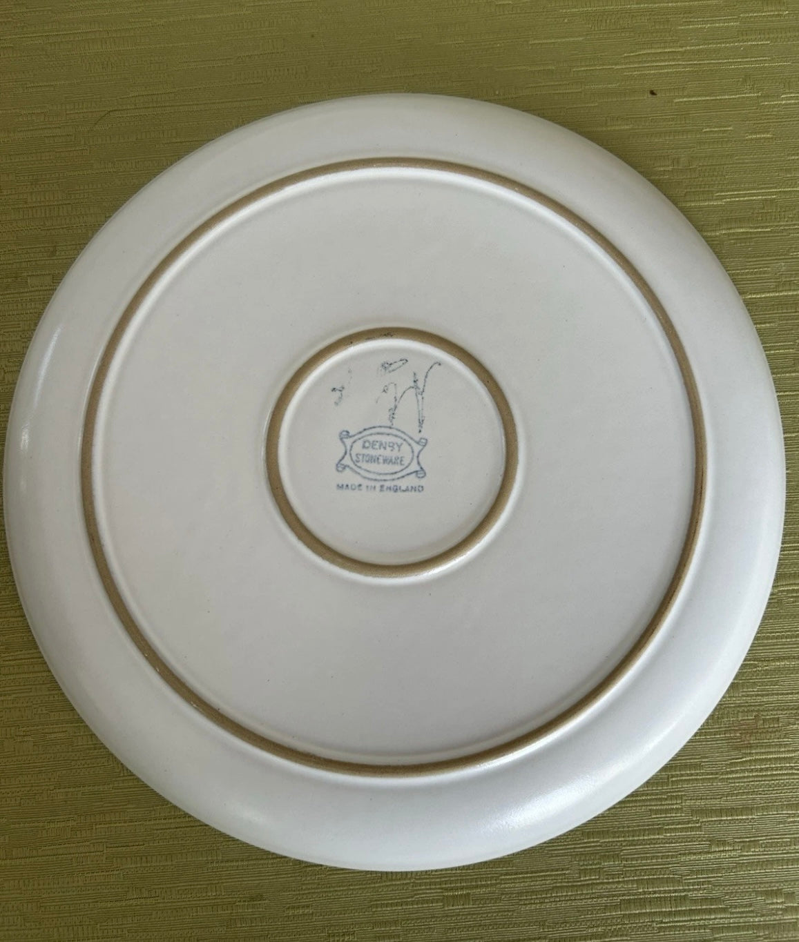 Vintage Rare 2 x Denby Flair Rooster Dinner Plates Signed by Artist