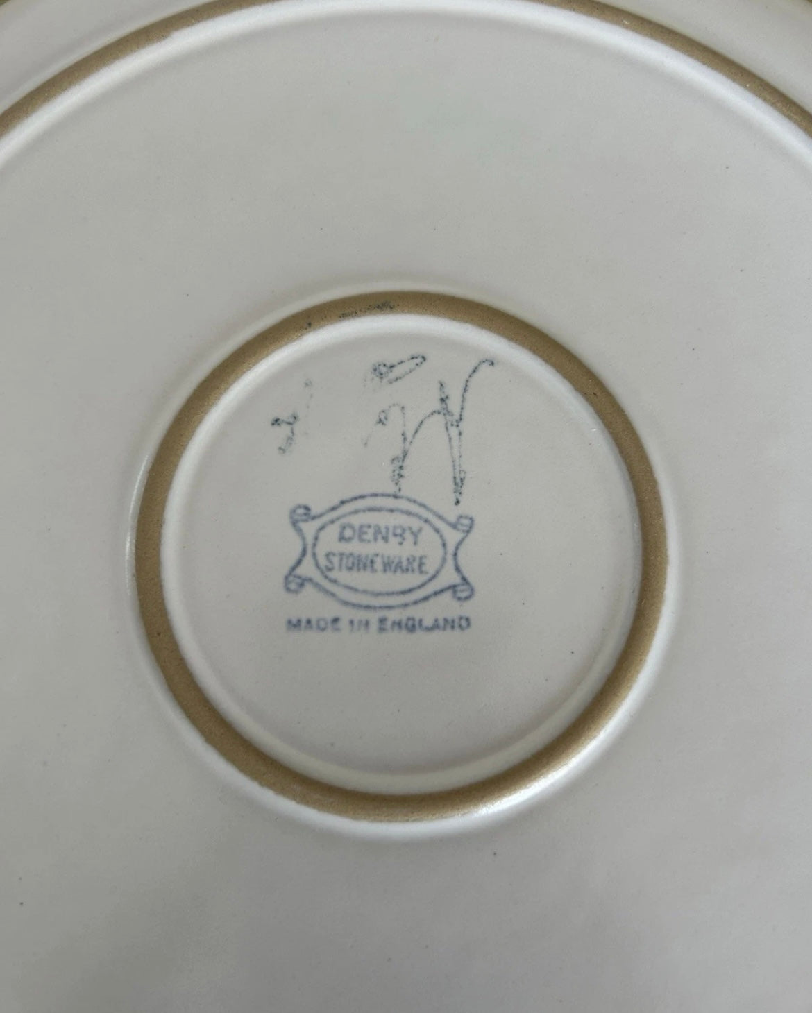Vintage Rare 2 x Denby Flair Rooster Dinner Plates Signed by Artist