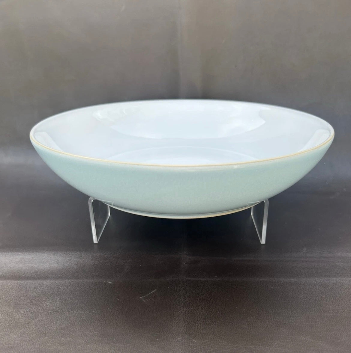 Denby Castile Blue Porcelain Pasta Bowl In 22cm Diameter