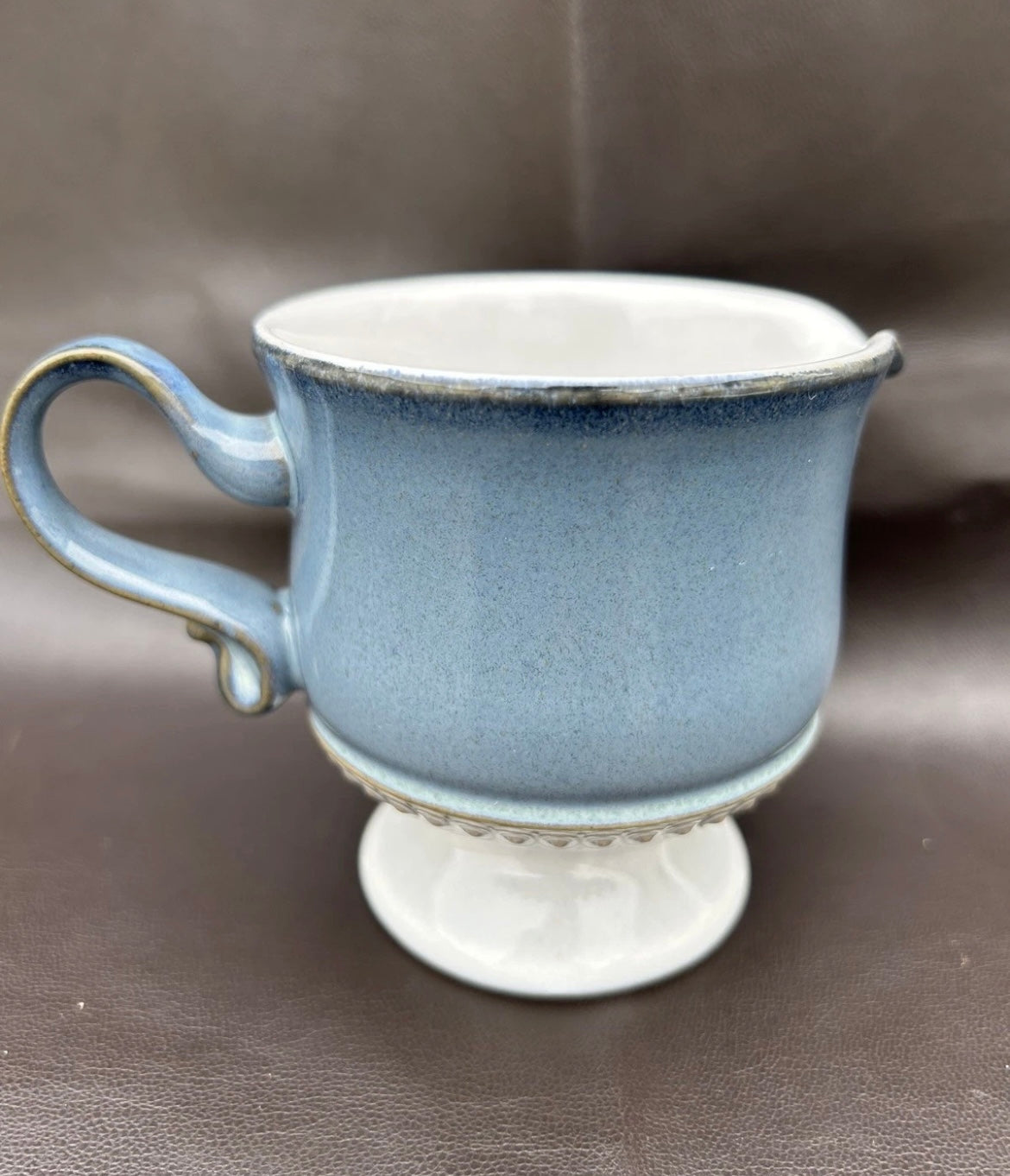 Denby Castile Blue Creamer & Sugar Bowl
