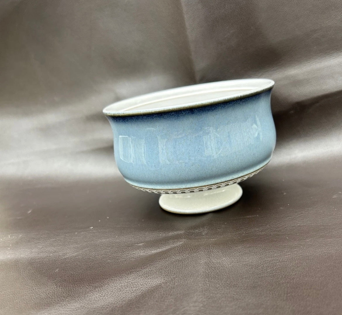 Denby Castile Blue Creamer & Sugar Bowl