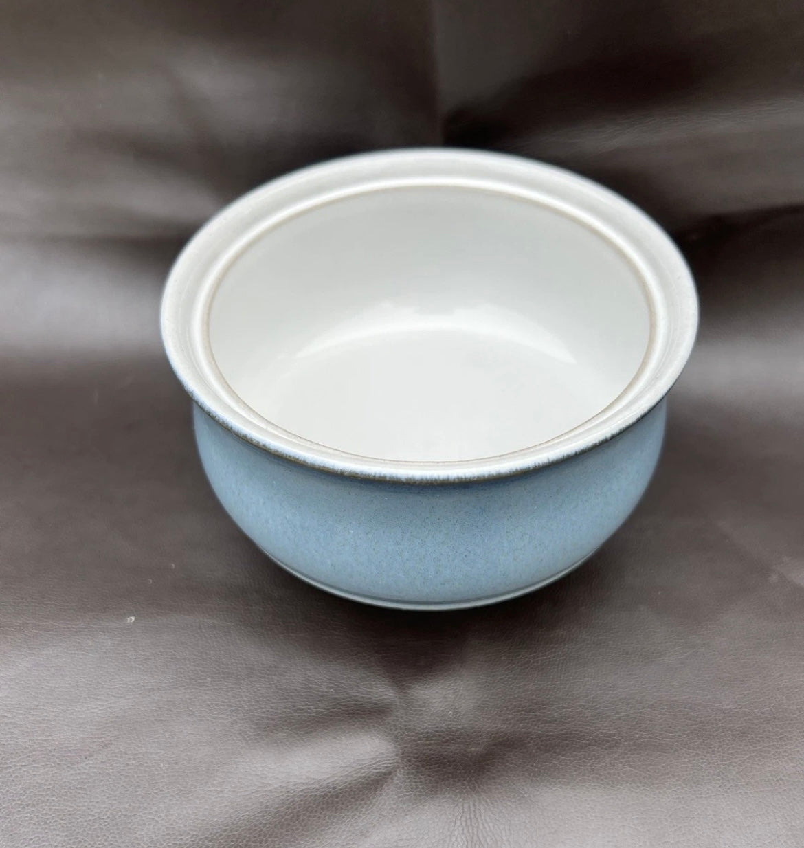 Denby Castile Blue Creamer & Sugar Bowl