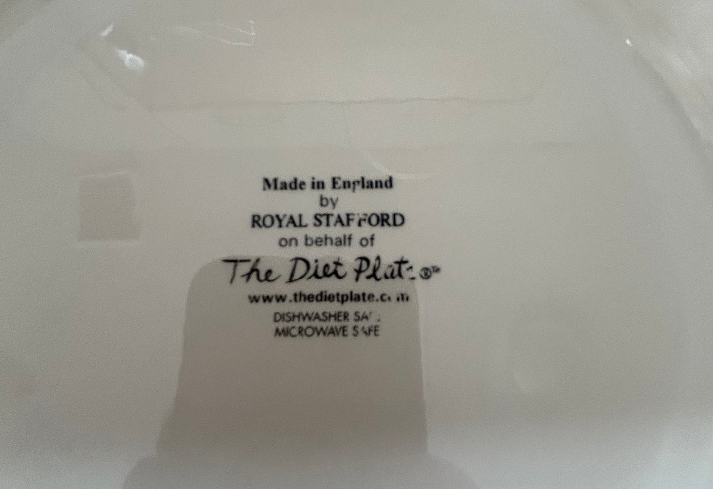 Royal Stafford “Magic Box of Tricks” Ceramic Diet Plate Halloween
