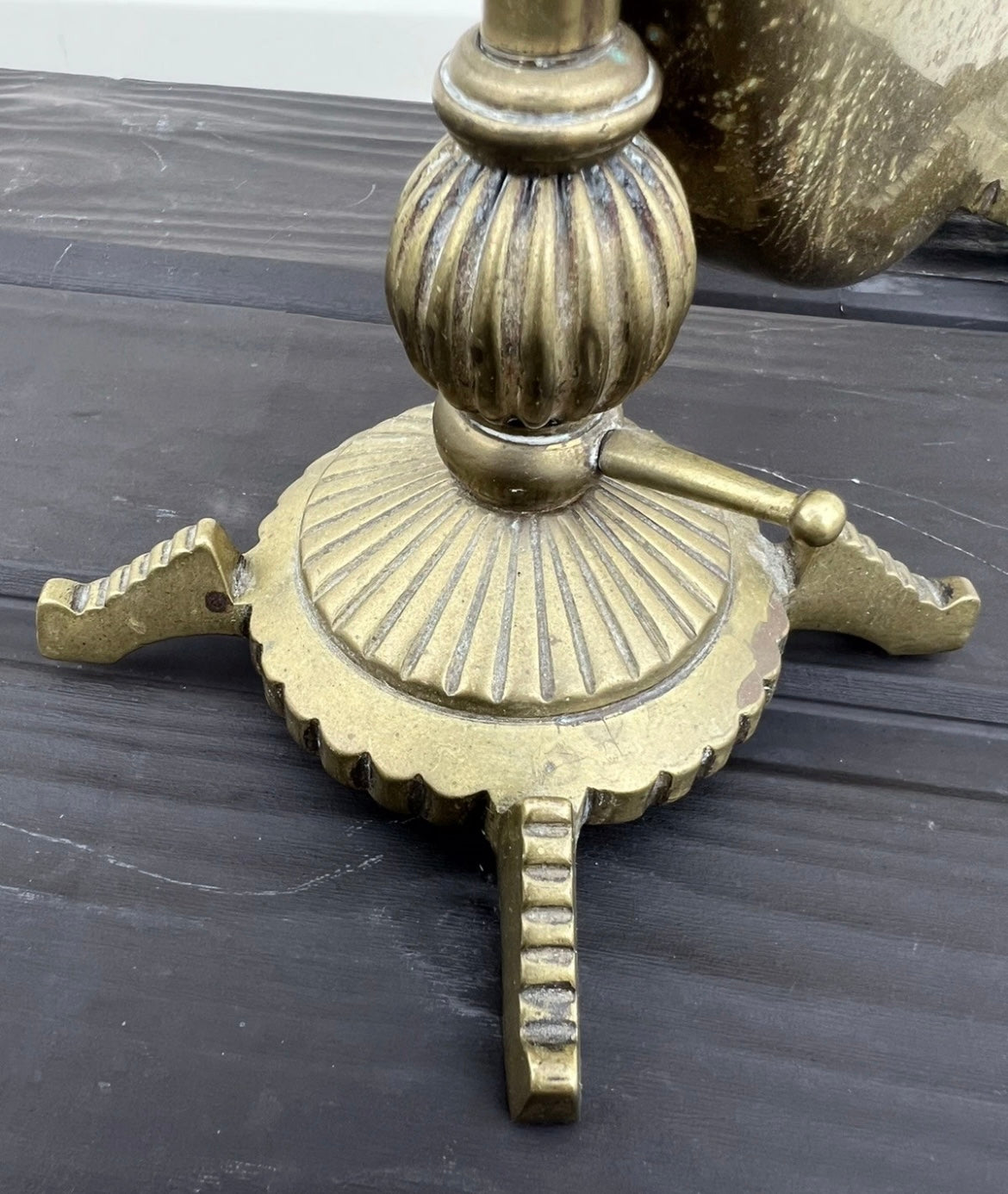 Quality Antique Art Nouveau Brass Dinner Gong, Circa-1930