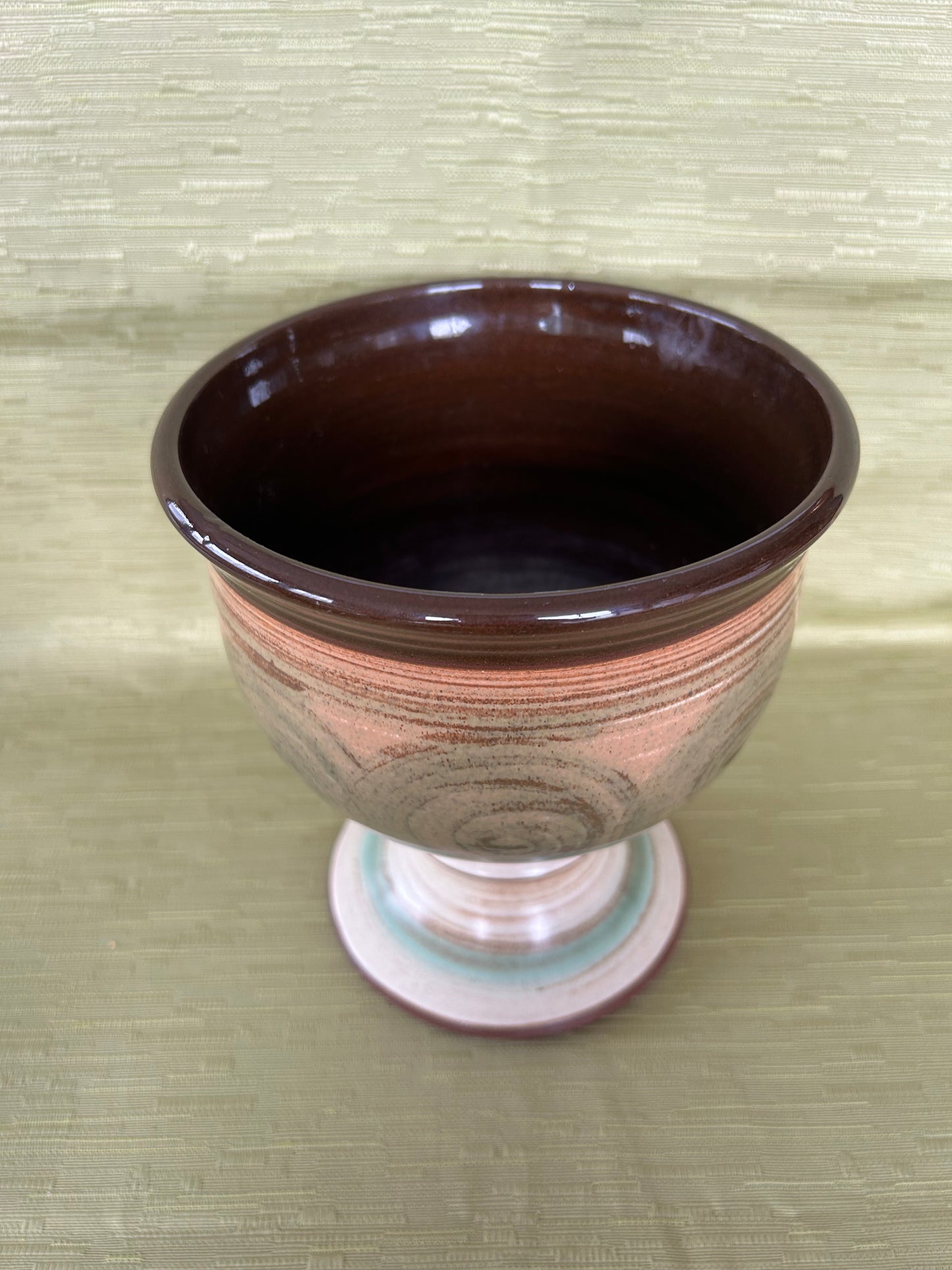 Vintage Studio Skegness Footed Pottery Bowl