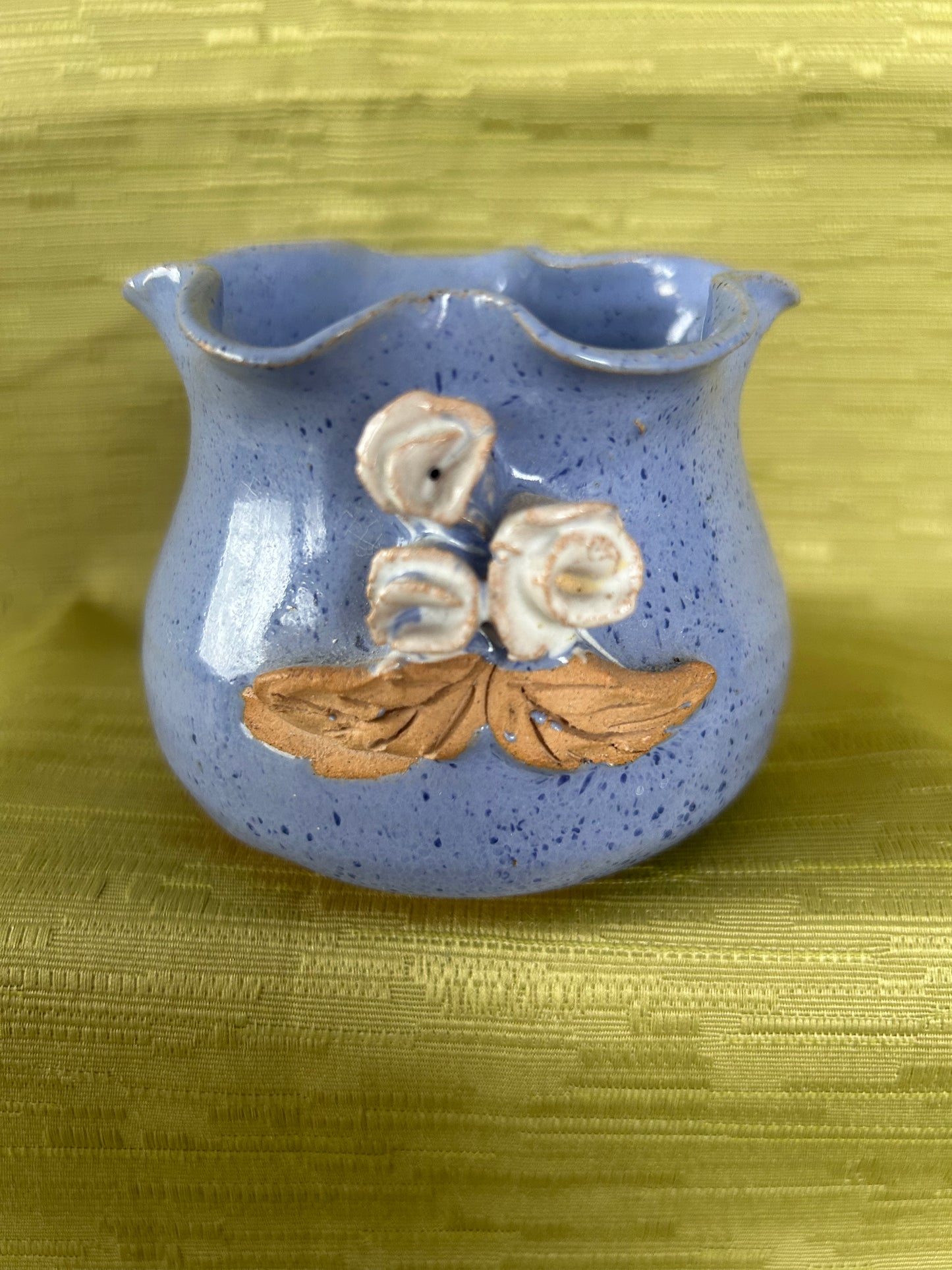Vintage Welsh Saundersfoot Studio Pottery Vase