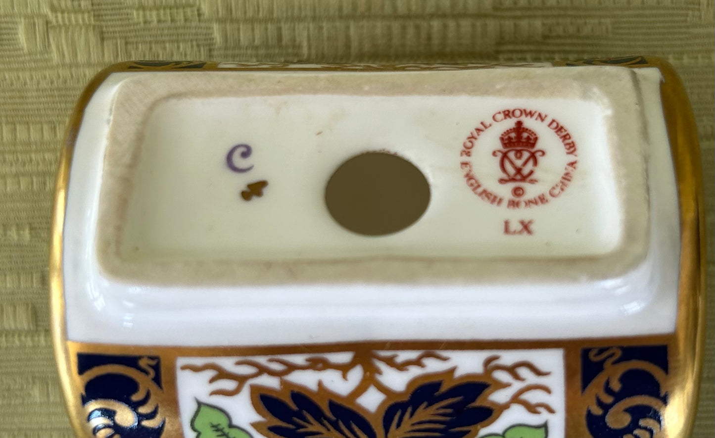 Royal Crown Derby Miniature Garden Roller - Garden Series 1997