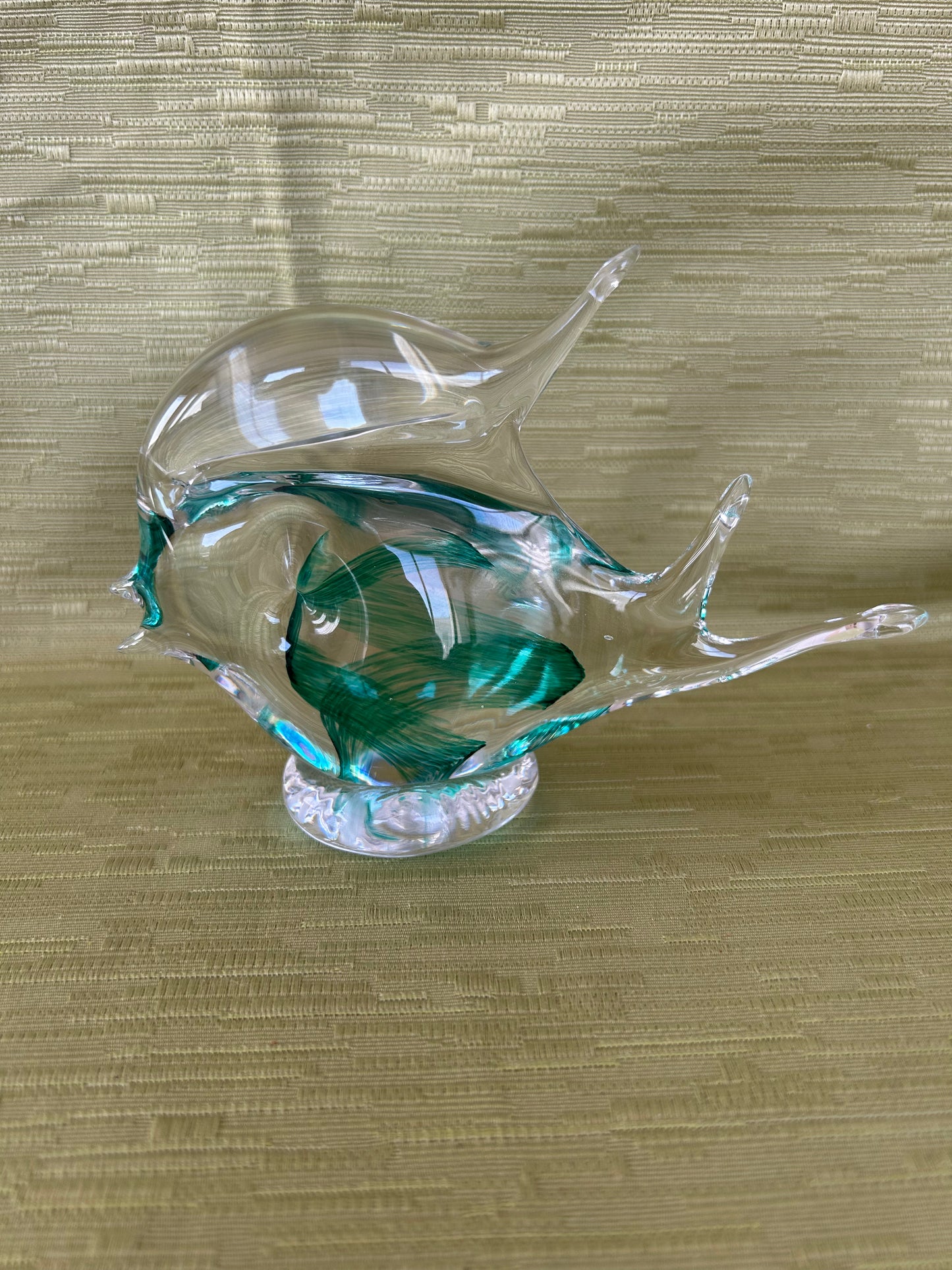 Vintage Murano Ocean Colour Glass Fish Sculpture