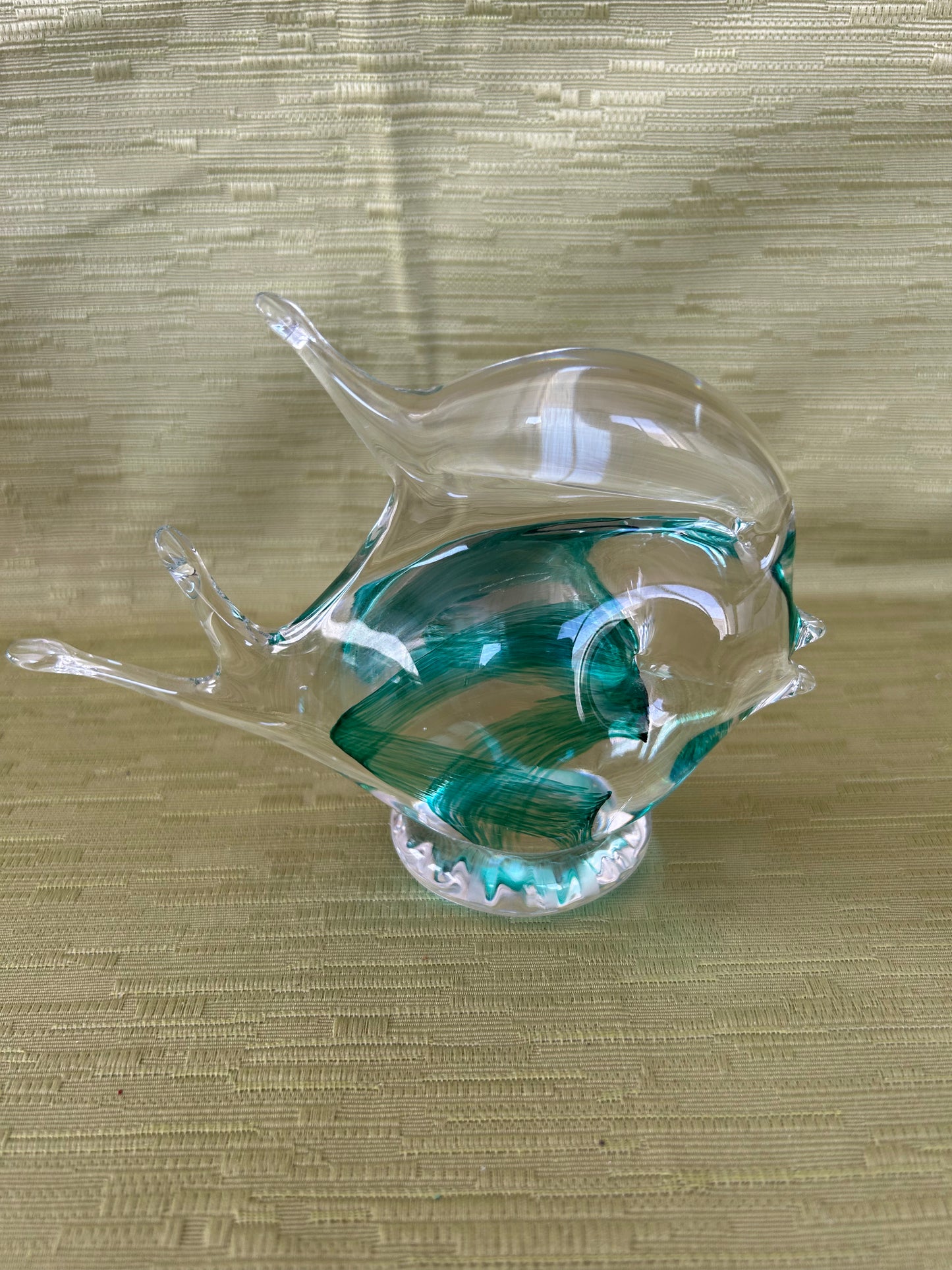Vintage Murano Ocean Colour Glass Fish Sculpture