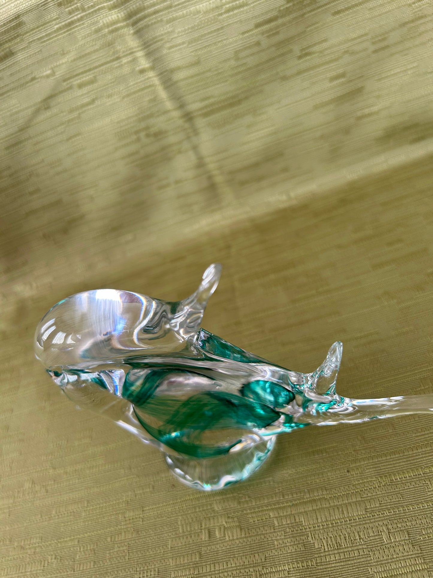 Vintage Murano Ocean Colour Glass Fish Sculpture