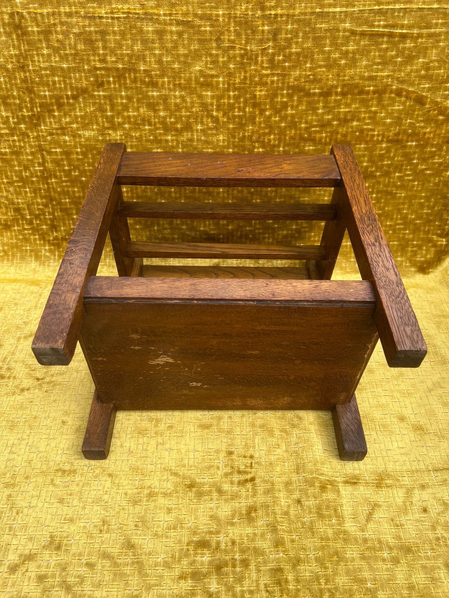 Antique Oak Umbrella Stand