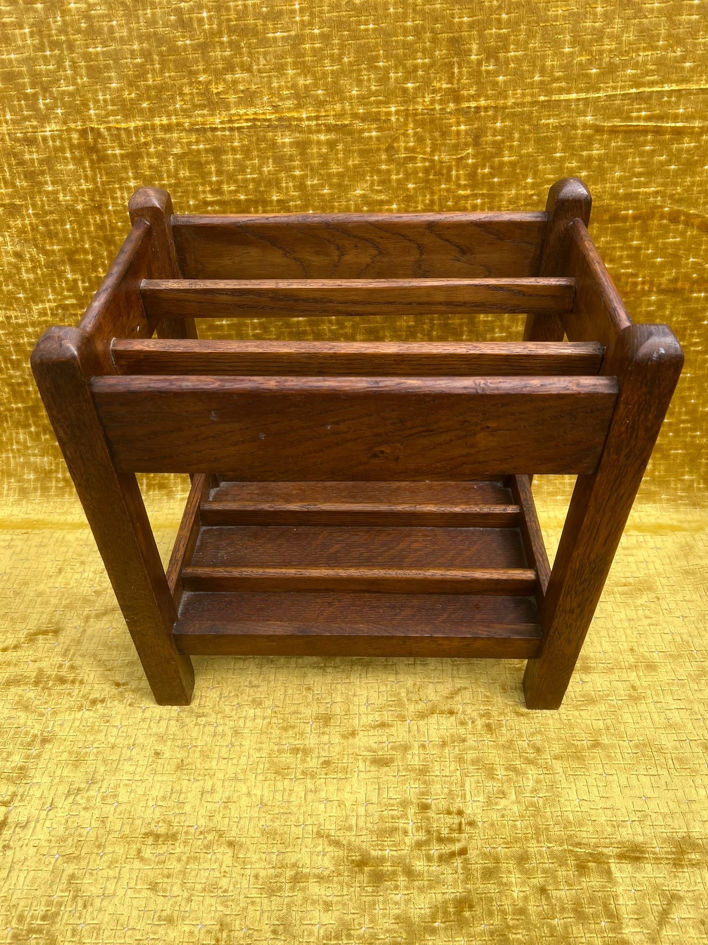 Antique Oak Umbrella Stand