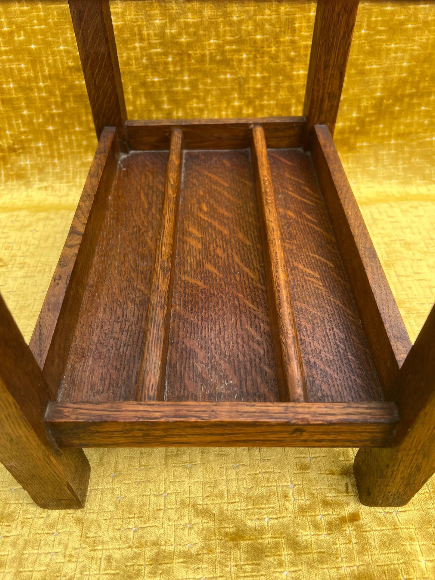 Antique Oak Umbrella Stand