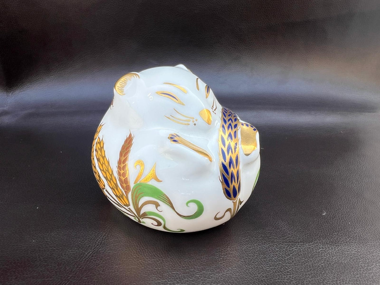 Royal Crown Derby Sleeping Door Mouse